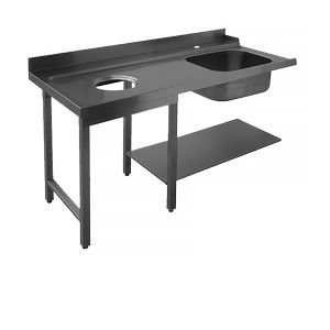 Стол предмоечный правый Apach Chef Line L75442 - Apach Chef Line - Столы для посудомоечных машин - Индустрия Общепита