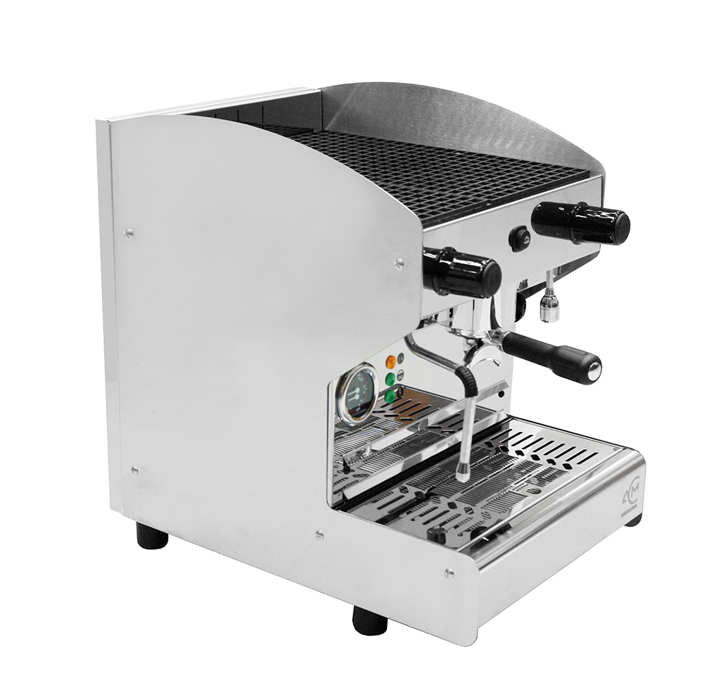 Кофемашина рожковая полуавтоматическая ACM Rounder 1 GR INOX - ACM - Рожковые кофемашины - Индустрия Общепита