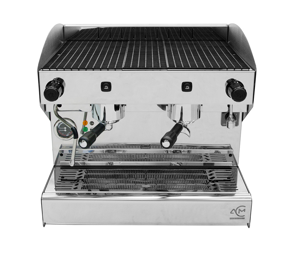 Кофемашина рожковая полуавтоматическая ACM Rounder 2 GR Compatta INOX - ACM - Рожковые кофемашины - Индустрия Общепита
