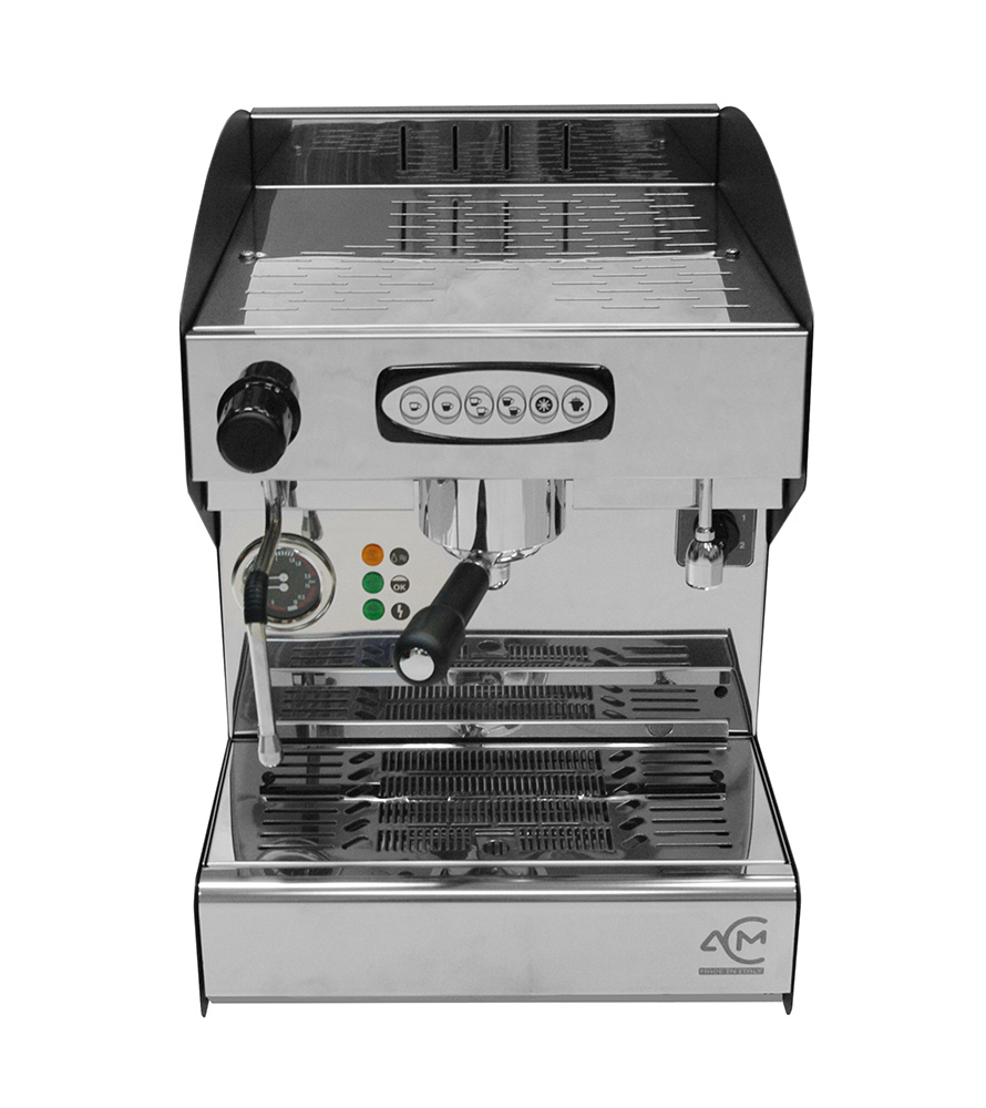 Кофемашина рожковая автоматическая ACM Rounder 1 GR NERO - ACM - Рожковые кофемашины - Индустрия Общепита