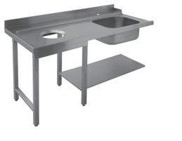 Стол предмоечный Apach Cook Line 1200ММ 75446 - Apach Cook Line - Столы для посудомоечных машин - Индустрия Общепита