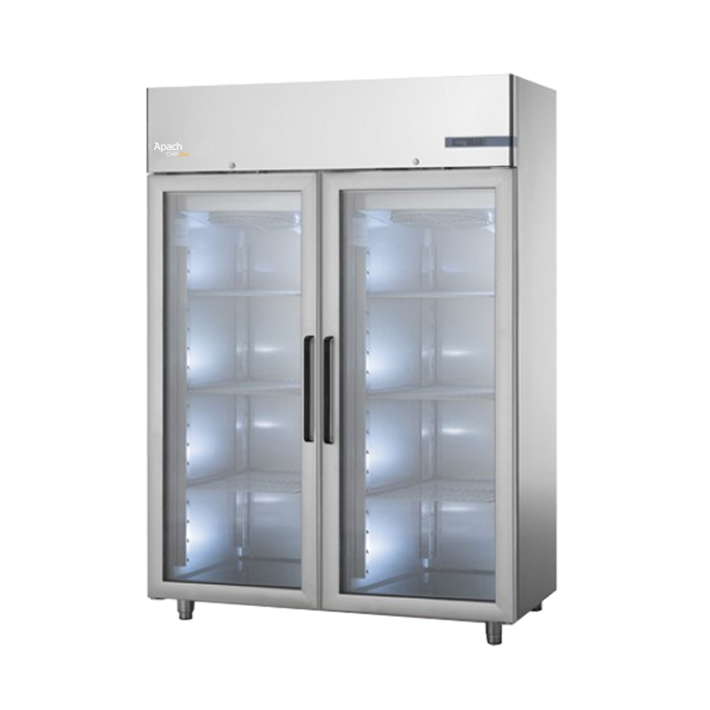 Шкаф морозильный Apach LCFM120MD2G со стеклянной дверью - Apach Chef Line - Шкафы морозильные - Индустрия Общепита