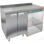 Стол для посудомоечных машин HICOLD НБМСЗКП-12/6БП (модель с бортом) - Hicold - Столы под посудомоечную машину - Индустрия Общепита