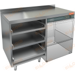 Стол для посудомоечной машины HICOLD НБМКБКП-12/7БП (модель с бортом) - Hicold - Столы под посудомоечную машину - Индустрия Общепита