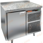 Стол холодильный HICOLD SN 1/TN камень - Hicold - Столы холодильные - Индустрия Общепита