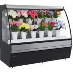 Горка для цветов POLUS F16-08 VM 1,3-2 0020 FLORA (9005) - POLUS - Холодильные горки - Индустрия Общепита