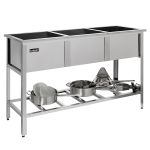 Ванна моечная КОБОР ВМС/3-175/60/430 - Кобор - Ванны моечные производственные - Индустрия Общепита