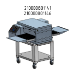 Печь для пиццы конвейерная электрическая Abat ПЭК-400 без крыши, без основания (модуль для установки в 2, 3 яруса) - Abat - Печи для пиццы - Индустрия Общепита