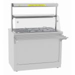 Электрический мармит кухонный 2-х блюд Abat ЭМК-70Х с подогреваемой полкой - Abat - Abat Hot-Line - Индустрия Общепита