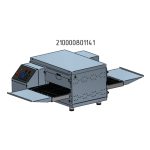 Печь для пиццы конвейерная электрическая Abat ПЭК-400 без крыши, без основания (модуль для установки в 2, 3 яруса) - Abat - Печи для пиццы - Индустрия Общепита