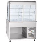 Прилавок-витрина холодильный Abat ПВВ(Н)-70Т-С-НШ с гастроёмкостями кашир. - Abat - Abat Премьер - Индустрия Общепита