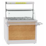 Электрический мармит кухонный 2-х блюд Abat ЭМК-70Х с подогреваемой полкой - Abat - Abat Hot-Line - Индустрия Общепита