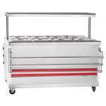 Мармит 2-х блюд Abat ЭМК-70ПМ-01 паровой - Abat - Абат передвижная - Индустрия Общепита