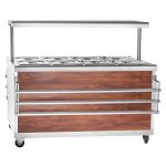 Мармит 2-х блюд Abat ЭМК-70ПМ-01 паровой - Abat - Абат передвижная - Индустрия Общепита