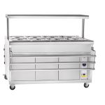 Мармит 2-х блюд Abat ЭМК-70ПМ-01 паровой - Abat - Абат передвижная - Индустрия Общепита