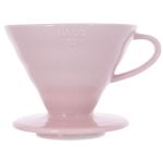 Воронка керамическая для приготовления кофе Hario 3VDC-02-PPR-UEX Розовая - Hario - Кофейный инвентарь - Индустрия Общепита