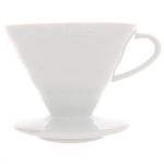 Воронка керамическая для приготовления кофе Hario VDC-02W Белая - Hario - Кофейный инвентарь - Индустрия Общепита