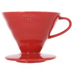 Воронка керамическая для приготовления кофе Hario VDC-02R Красная - Hario - Кофейный инвентарь - Индустрия Общепита