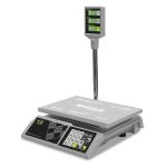 Весы торговые MERTECH M-ER 326 ACP-32.5 "Slim" LCD Белые (по 4 в коробке) - MERTECH - Весы торговые электронные - Индустрия Общепита