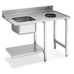 Стол предмоечный SMEG WT51200SHR - Smeg - Столы для посудомоечных машин - Индустрия Общепита